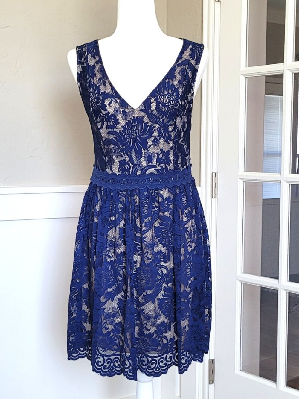 Francesca's Lace Midi Dress